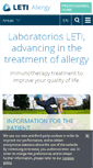 Mobile Screenshot of alergia.leti.com